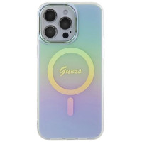 Guess IML Iridescent MagSafe case for iPhone 15 Pro - turquoise