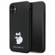 Karl Lagerfeld KLHCN61SMHCNPK case for iPhone 11 / Xr - black Silicone C Metal Pin