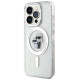 Karl Lagerfeld Karl&Choupette Glitter MagSafe case for iPhone 15 Pro - transparent