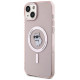 Karl Lagerfeld IML Choupette MagSafe case for iPhone 15 Plus - pink