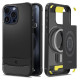 Spigen Rugged Armor Mag Case with MagSafe for iPhone 15 Pro Max - Matte Black