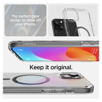 Spigen Ultra Hybrid MagSafe case for iPhone 15 Plus - carbon