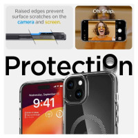 Spigen Ultra Hybrid MagSafe case for iPhone 15 Plus - carbon