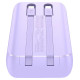 Joyroom JR-PBC06 mini power bank with built-in USB-C / Lightning cables 30W 10000mAh - purple
