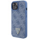 Guess GUHCP15SP4TDSCPB iPhone 15 6.1" blue/blue hardcase Crossbody 4G Metal Logo