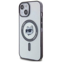 Karl Lagerfeld KLHMP15MHCHNOTK iPhone 15 Plus 6.7" transparent hardcase IML Choupette`s Head MagSafe