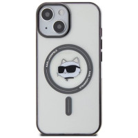 Karl Lagerfeld KLHMP15MHCHNOTK iPhone 15 Plus 6.7" transparent hardcase IML Choupette`s Head MagSafe