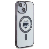 Karl Lagerfeld KLHMP15MHCHNOTK iPhone 15 Plus 6.7" transparent hardcase IML Choupette`s Head MagSafe