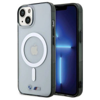 BMW Silver Ring MagSafe iPhone 15 Case - Clear