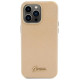 Guess Glitter Glossy Script case for iPhone 15 Pro - gold