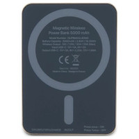Guess MagSafe 4G Strassed Metal Logo induction power bank 15W 5000mAh - gold