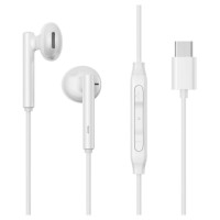 Joyroom JR-EC05 USB-C in-ear headphones - white