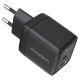 Choetech PD6051 USB-C USB-C PD 35W GaN wall charger with display - black