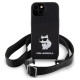 Karl Lagerfeld KLHCP15SSCBSCNK iPhone 15 6.1" hardcase black/black Crossbody Silicone Choupette