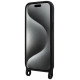 Karl Lagerfeld KLHCP15SSCBSKNK iPhone 15 6.1" hardcase black/black Crossbody Silicone Ikonik