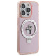 Karl Lagerfeld KLHMP15XHMRSKCP iPhone 15 Pro Max 6.7" pink/pink hardcase Ring Stand Karl&Choupette MagSafe