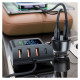Acefast B11 138W USB-A USB-C Car Charger with 6 Ports - Black