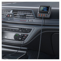 Acefast B11 138W USB-A USB-C Car Charger with 6 Ports - Black