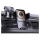 Dudao F19 clamp car holder with 15W inductive charger - black