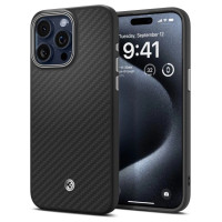 Spigen Enzo Aramid Mag Case with MagSafe for iPhone 15 Pro Max - Matte Black