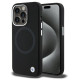 BMW Signature Liquid Silicone MagSafe case for iPhone 15 Pro Max - black