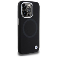 BMW Signature Liquid Silicone MagSafe case for iPhone 15 Pro Max - black