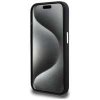 BMW Signature Liquid Silicone MagSafe case for iPhone 15 Pro Max - black