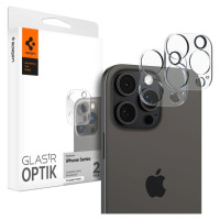 Spigen Optik.tR Camera Protector for iPhone 14 Pro / Pro Max / 15 Pro / Pro Max / 16 Pro / Pro Max - Transparent 2 pcs.