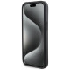 Karl Lagerfeld Gripstand Saffiano Choupette Pins case for iPhone 15 - black
