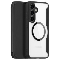 Dux Ducis Skin X Pro case for Samsung S24 with magnetic ring and flap - black