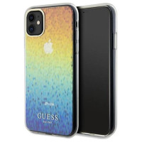 Guess IML Faceted Mirror Disco Iridescent case for iPhone 11 / Xr - multicolor