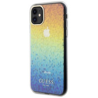 Guess IML Faceted Mirror Disco Iridescent case for iPhone 11 / Xr - multicolor