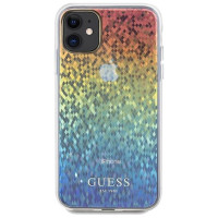 Guess IML Faceted Mirror Disco Iridescent case for iPhone 11 / Xr - multicolor