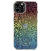 Guess IML Faceted Mirror Disco Iridescent case for iPhone 12/12 Pro - multicolor
