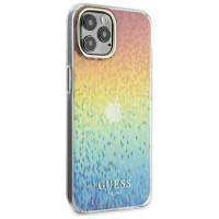Guess IML Faceted Mirror Disco Iridescent case for iPhone 12/12 Pro - multicolor