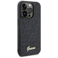 Guess Disco Metal Script case for iPhone 13 Pro / 13 - black