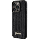 Guess Sequin Script Metal case for iPhone 14 Pro - black