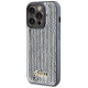 Guess Sequin Script Metal case for iPhone 14 Pro Max - silver