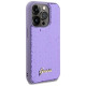 Guess Sequin Script Metal case for iPhone 14 Pro Max - purple