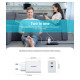 Choetech PD6013 2x USB-C PD 65W GaN wall charger - white