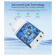 Choetech PD6013 2x USB-C PD 65W GaN wall charger - white