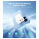Choetech PD6013 2x USB-C PD 65W GaN wall charger - white