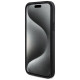 Guess 4G Collection Leather Metal Logo MagSafe Case for iPhone 14/15/13 - Black