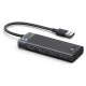 Ugreen CM653 HUB with 4 USB-A ports and USB-A power cable - black