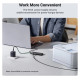 Ugreen CM653 HUB with 4 USB-A ports and USB-A power cable - black