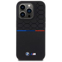 BMW M Silicone Pattern MagSafe case for iPhone 15 Pro - black