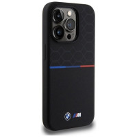 BMW M Silicone Pattern MagSafe case for iPhone 15 Pro - black