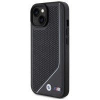 BMW Perforated Twisted Line MagSafe Case for iPhone 15/14/13 - Black