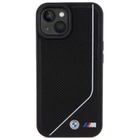 BMW Perforated Twisted Line MagSafe Case for iPhone 15/14/13 - Black
