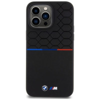 BMW M Silicone Pattern MagSafe case for iPhone 15 Pro Max - black